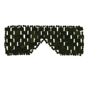 Gua Sha Dark Green Stone Eye Mask