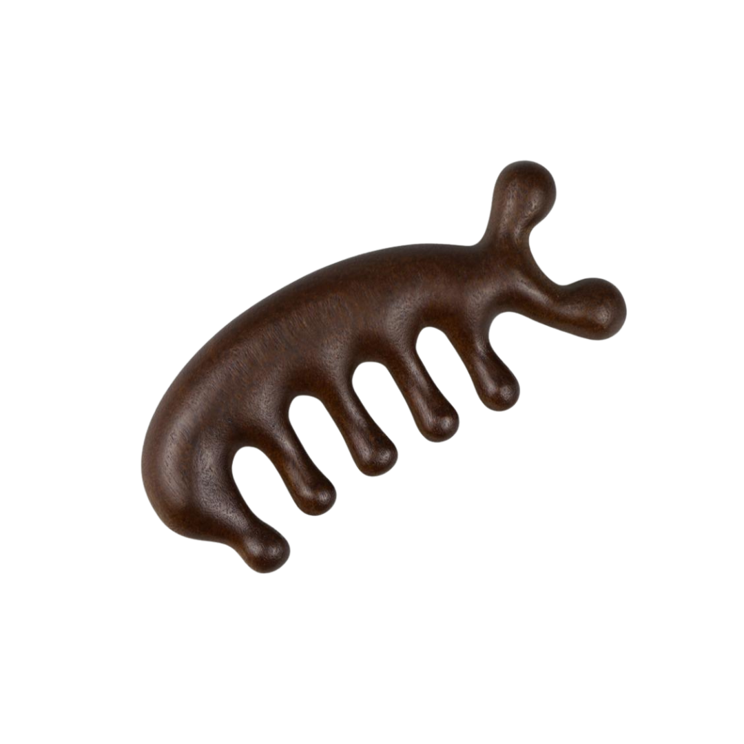 sandalwood pressure point comb