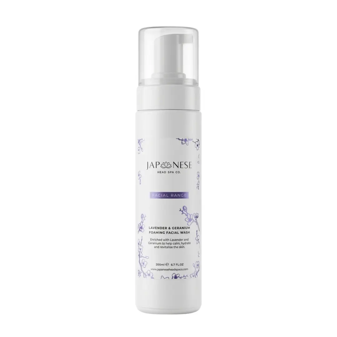 LAVENDER & GERANIUM FOAMING FACE WASH - 200ML