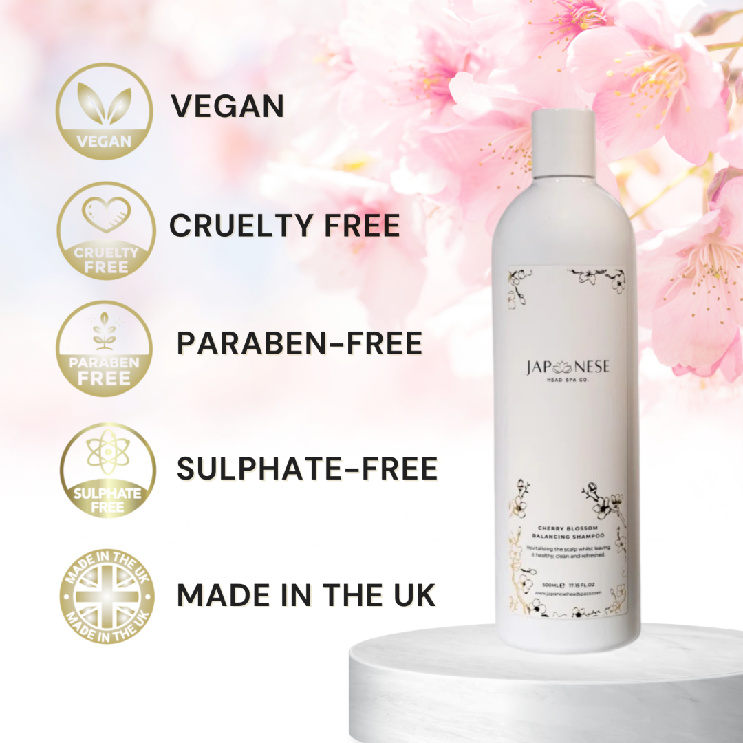 cherry blossom scalp care japanese head spa