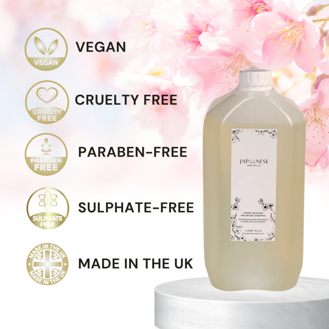 cherry blossom scalp care japanese head spa