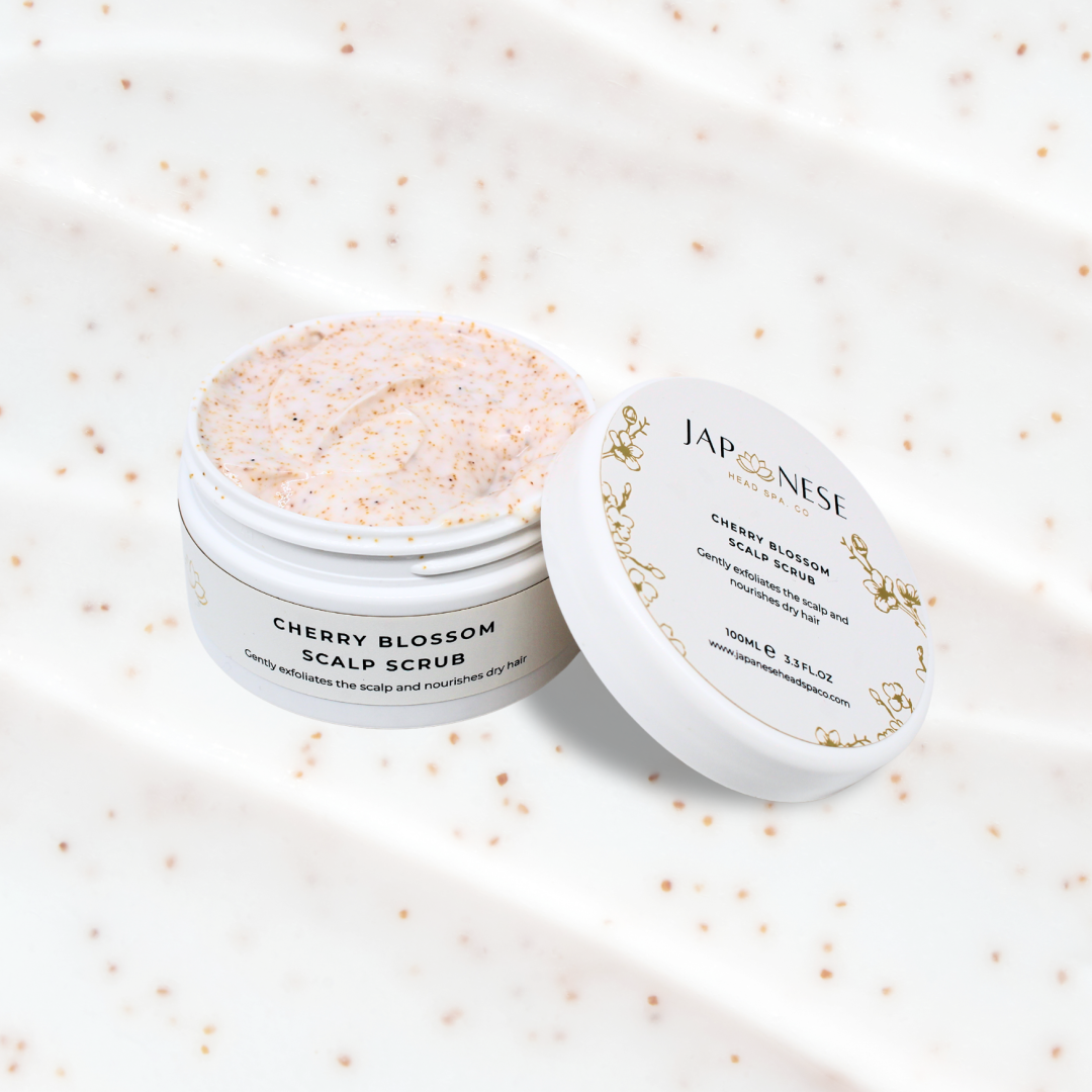 japanese head spa cherry blossom scalp care