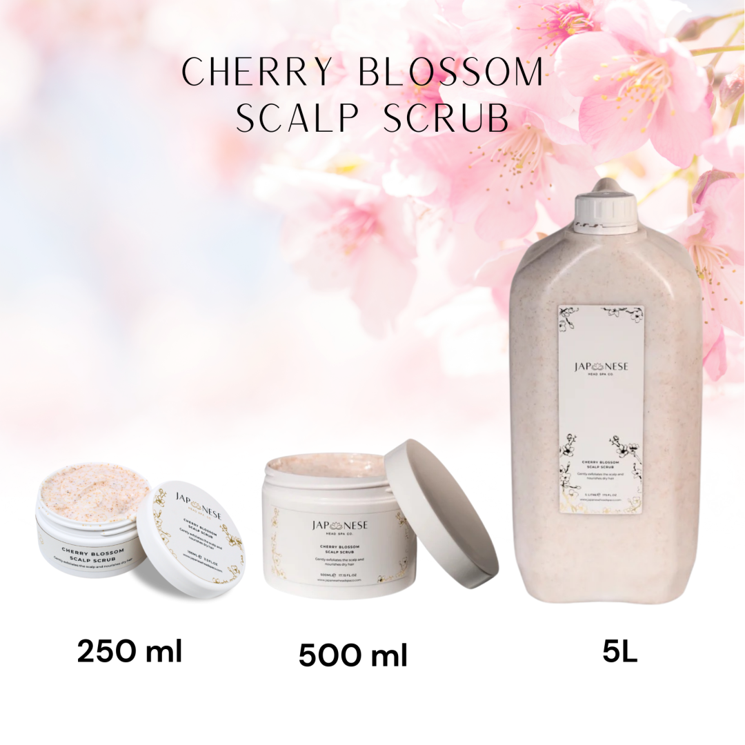 japanese head spa cherry blossom scalp care
