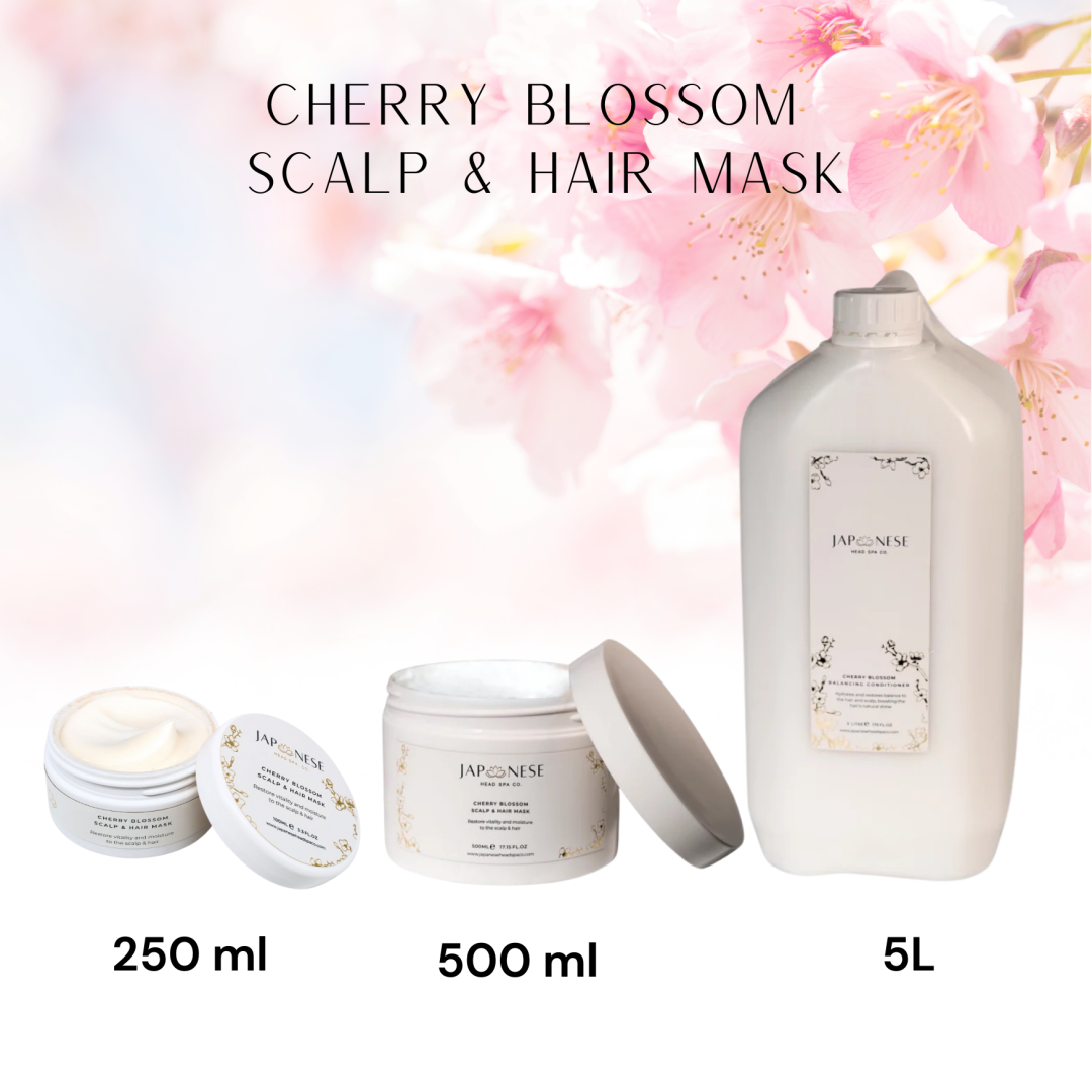 japanese head spa cherry blossom scalp care japanese head spa cherry blossom scalp care