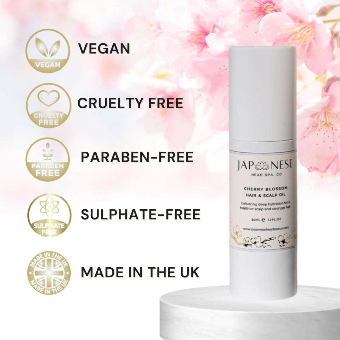 japanese head spa cherry blossom scalp care
