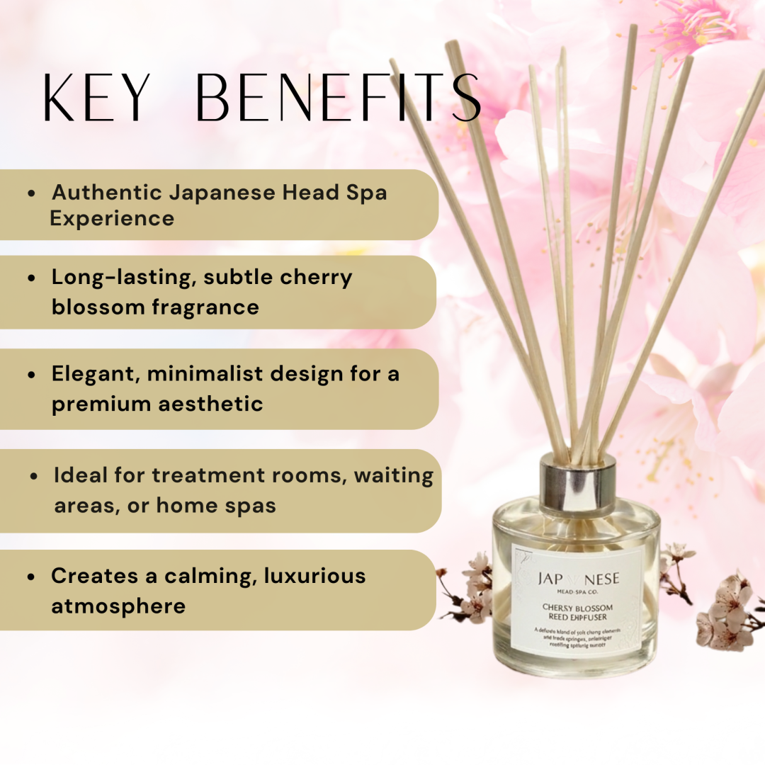 japanese head spa cherry blossom diffuser