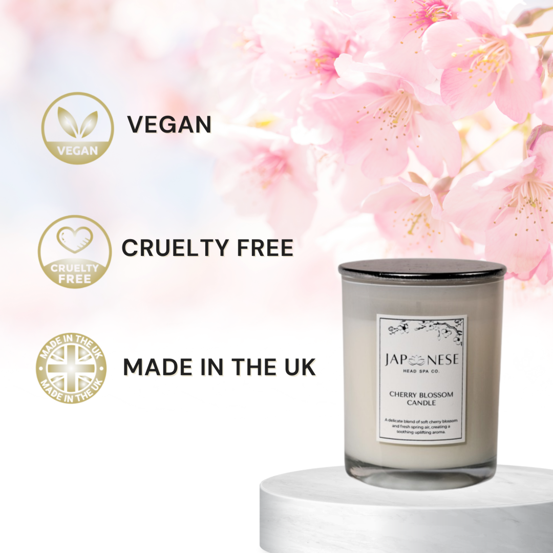 japanese head spa cherry blossom candle japanese head spa cherry blossom candle