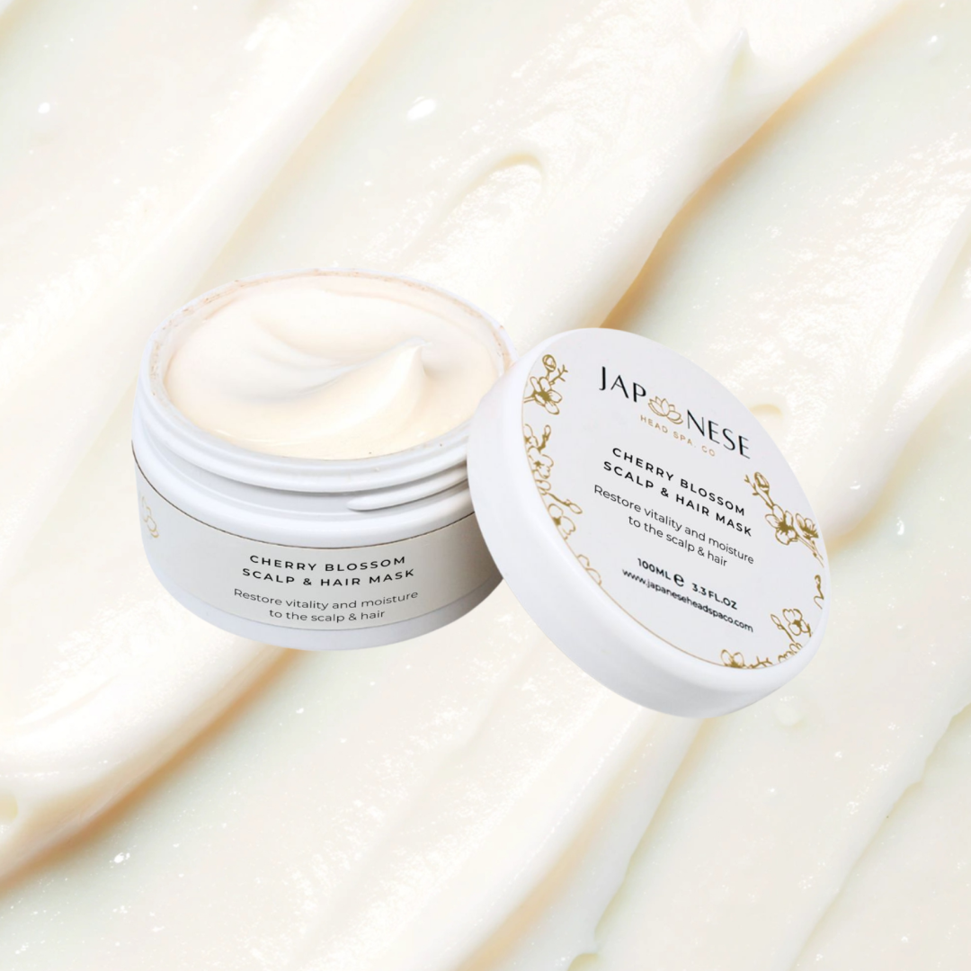 japanese head spa cherry blossom scalp care