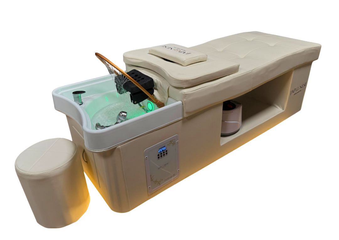 Japanese Head Spa Co Full Bed Unit Cream Colour