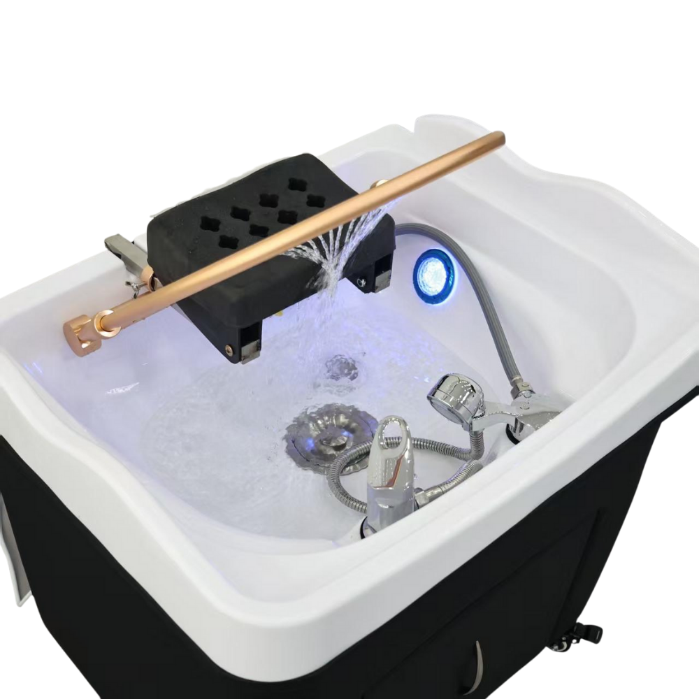 MAY SALE: Black Hybrid Rectangle Japanese Head Spa Unit Package with Online Training