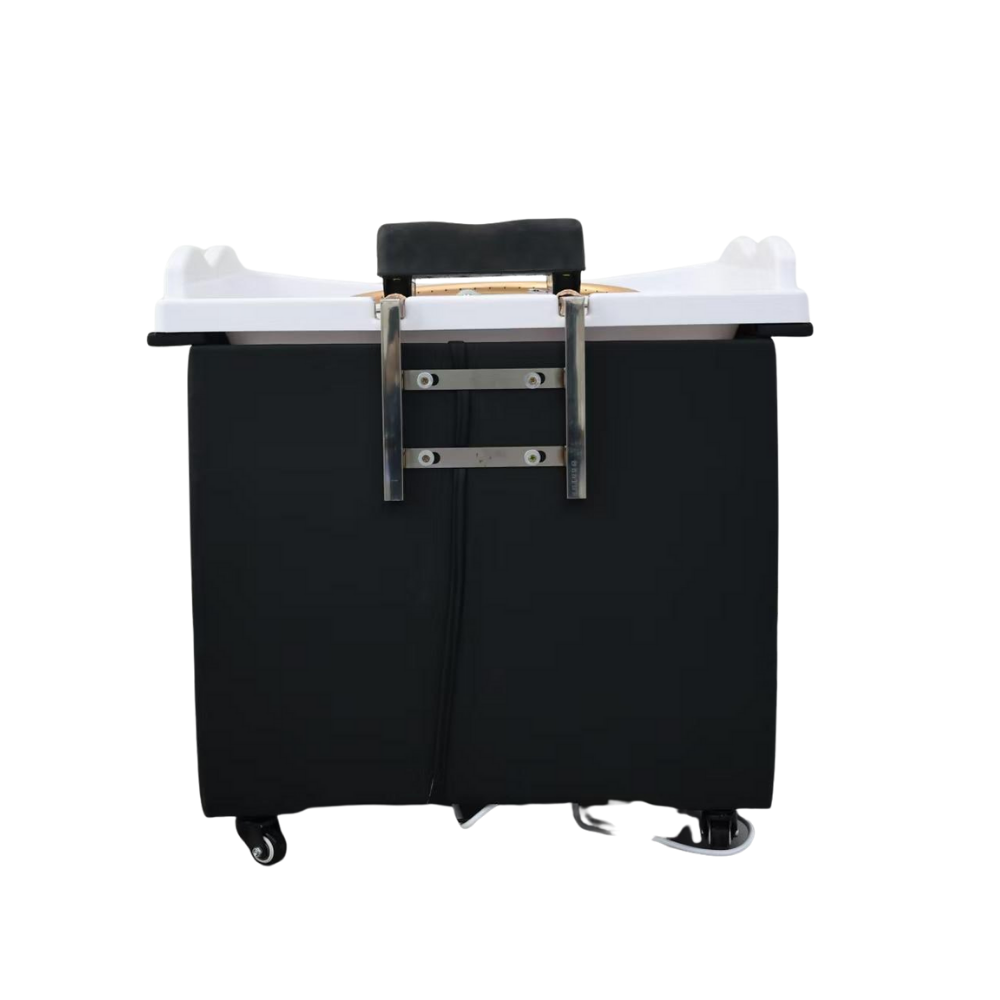 BLACK HYBRID RECTANGLE UNIT (3) Japanese Head Spa Black Rectangle Hybrid Unit Plumbed (inc. Steamer, Steamer Hood & Water Heater)