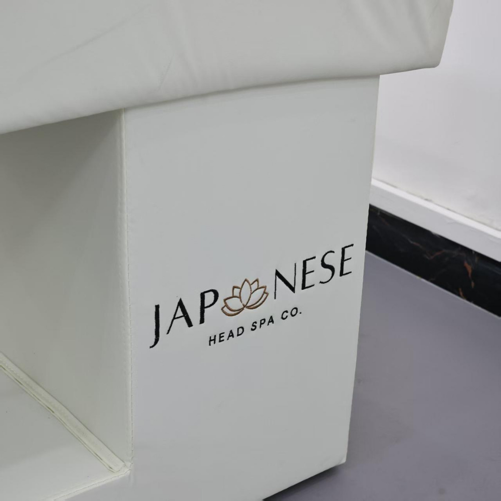 Japanese Head Spa Cream Full Bed Unit Plumbed (inc. Steamer, Steamer Hood & Water Heater)