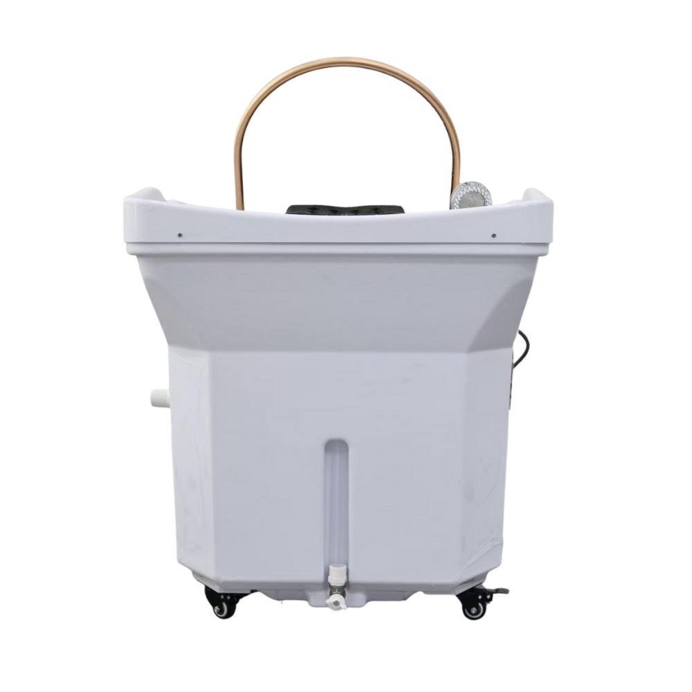 Japanese Head Spa White Portable 60L Tank Unit Non-Plumbed (inc. Steamer, Steamer Hood and 2 x water heaters)