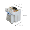 Japanese Head Spa White Portable Unit with Mobile Wastewater Tank- Non-Plumbed