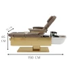 svg (1) INTRODUCTORY OFFER - Japanese Head Spa Fawn Full Bed with Foot Spa - **HEIGHT ADJUSTABLE** with Electric Back & Foot Rest (Plumbed) (inc. Steamer, Steamer Hood & 2 x Water Heater)