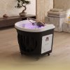 Japanese Head Spa Black Circle Hybrid Unit Plumbed (inc. Steamer, Steamer Hood & Water Heater)