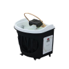 Japanese Head Spa Black Circle Hybrid Unit Plumbed (inc. Steamer, Steamer Hood & Water Heater)