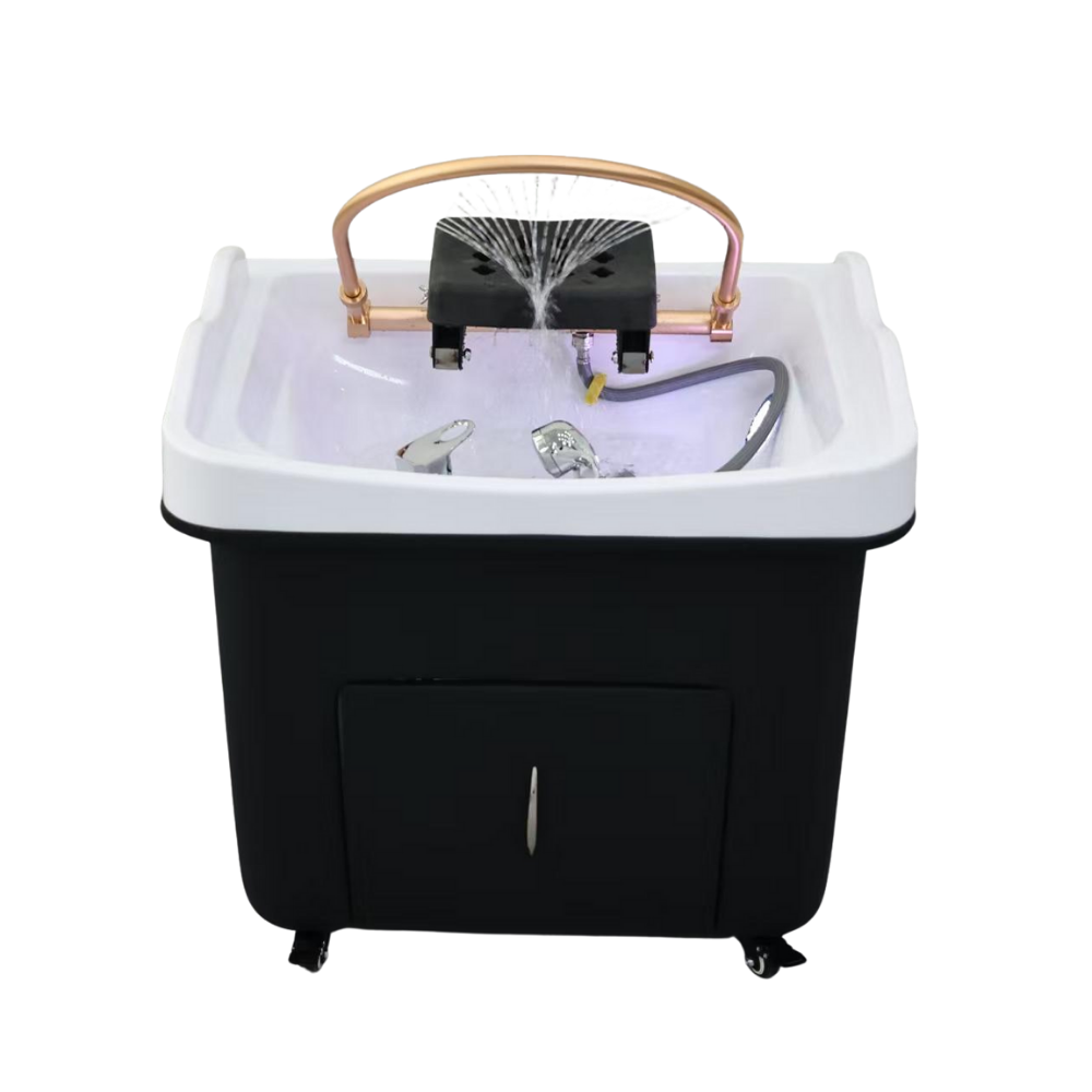 MAY SALE: Black Hybrid Rectangle Japanese Head Spa Unit Package with Face-To-Face Training