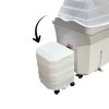 SLOP PAIL 5 Mobile Drainage - Slop Pail 50L - for White Non Plumbed Head Spas
