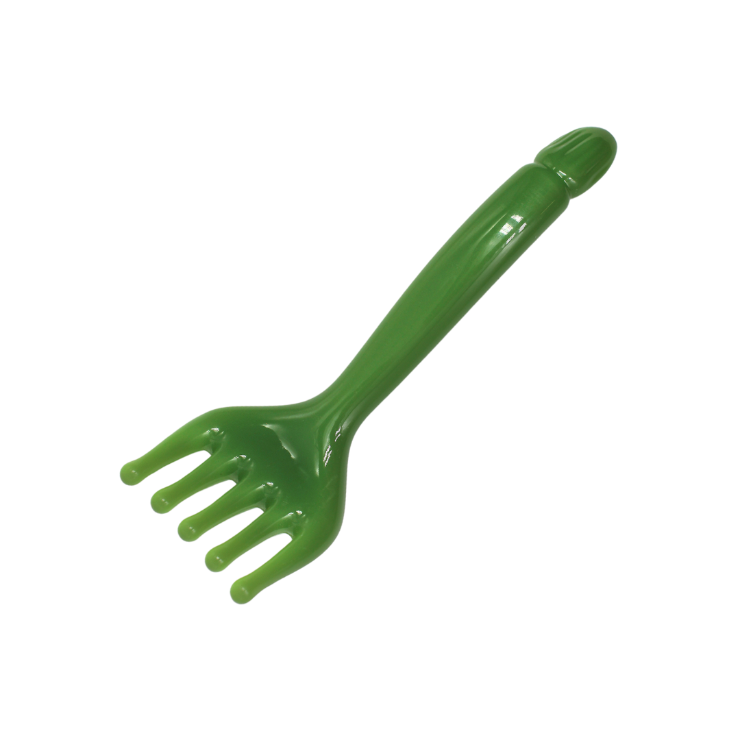 Green Scalp Massager Comb