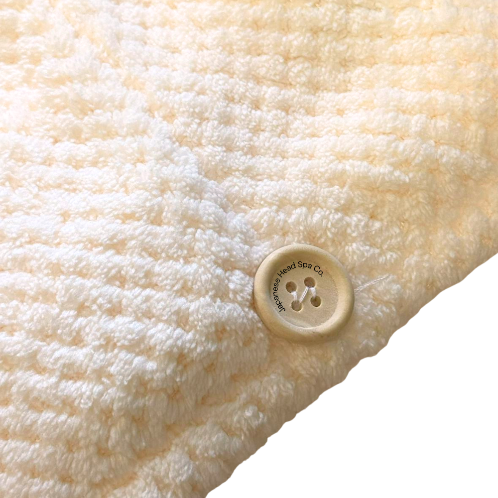 Hair Towel Warp Button Japanese Head Spa Co. Hair Towel Wrap 3 PK