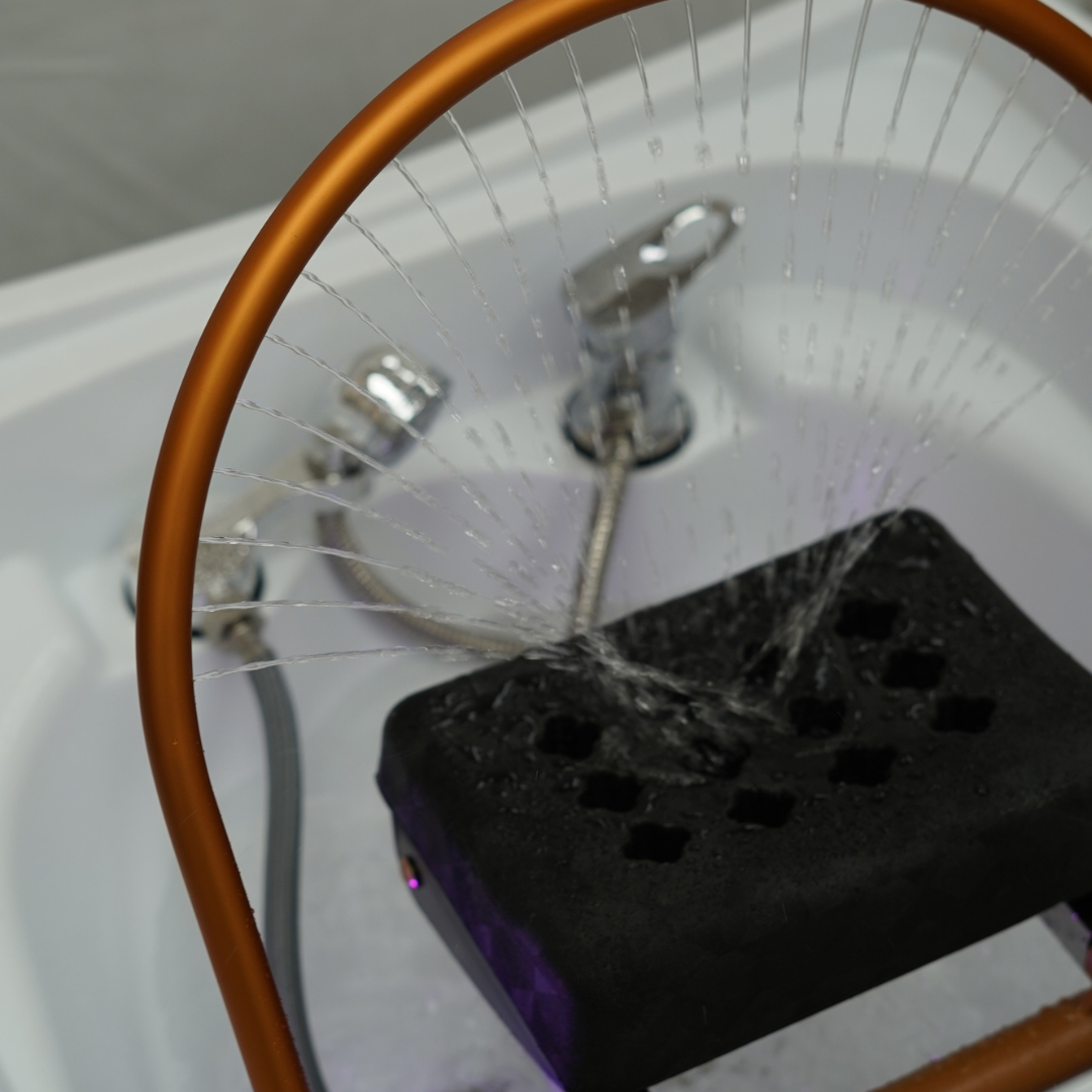 6 Japanese Head Spa Black Hybrid Unit Plumbed/Non Plumbed (inc. Steamer, Steamer Hood & Water Heater)
