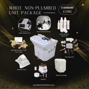 White Non-Plumbed Head Spa Unit