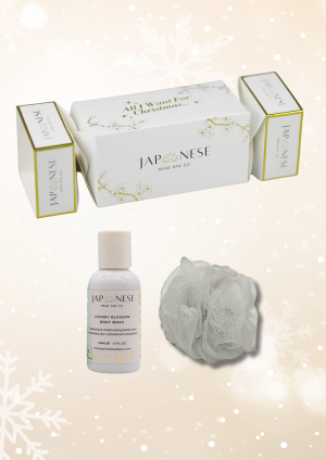 Cherry Blossom Body Wash Set Christmas Cracker