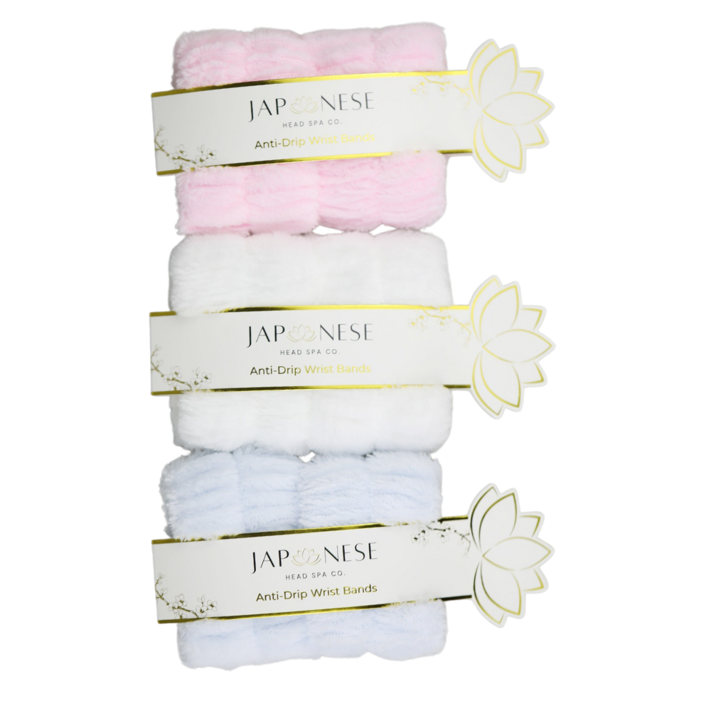 Japanese Head Spa Anti-Drip Wrist Band- LIGHT BLUE