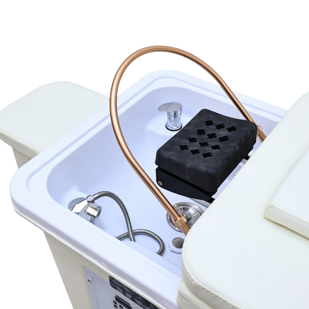 Japanese Head Spa Valentine's Day Sale- Cream Full Bed Unit - NON PLUMBED **NEW**