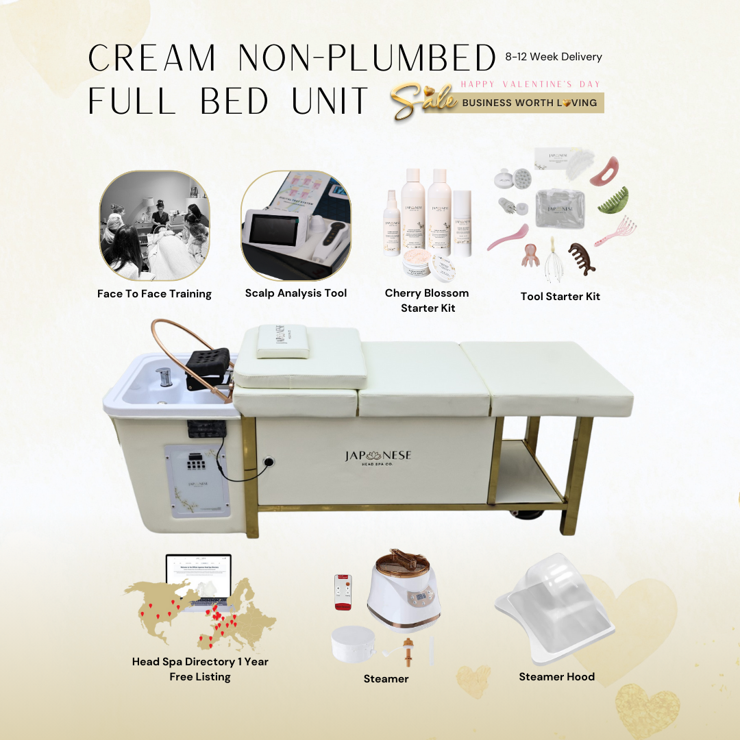 Japanese head spa valentine's day sale package