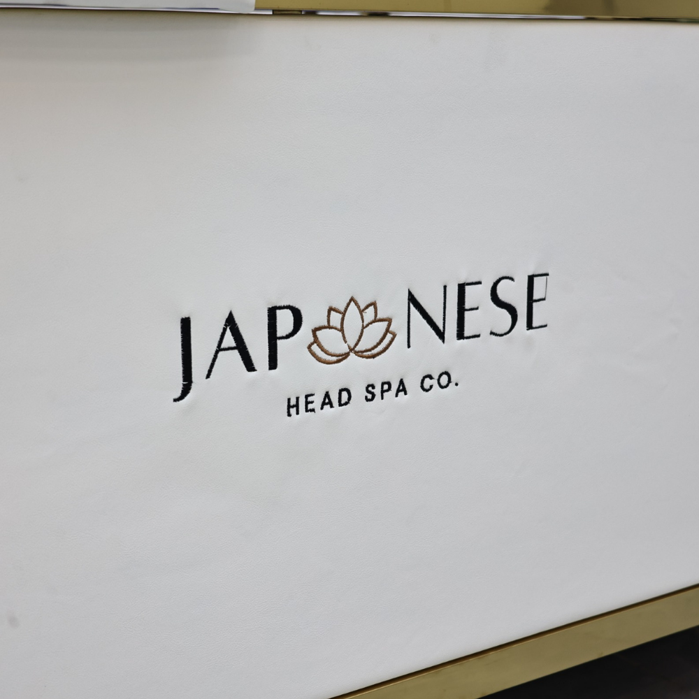 Japanese Head Spa Cream Full Bed Unit with Gold Frame- Non-Plumbed