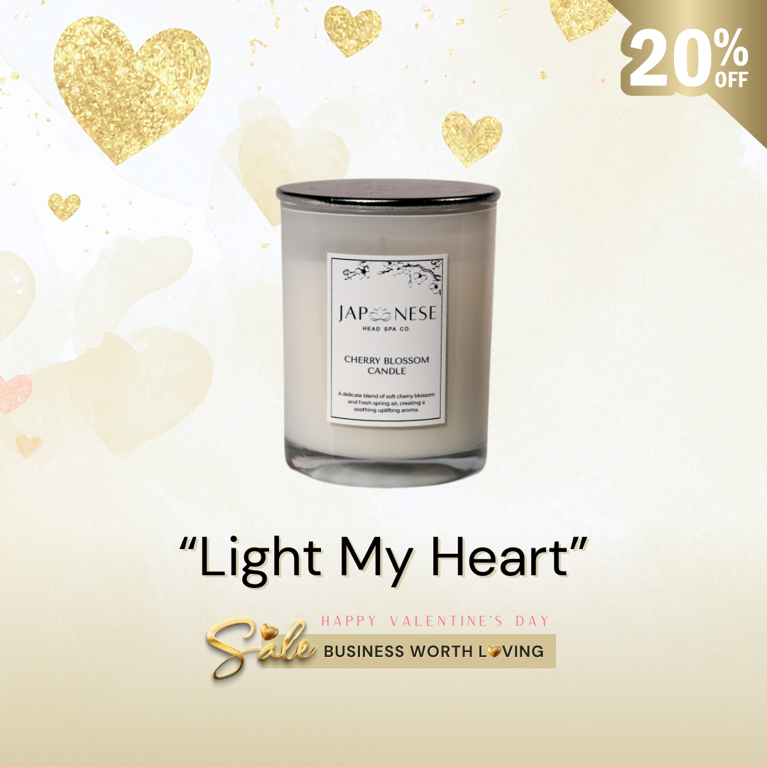 Valentine’s Day Sale – Cherry Blossom Scented Candle