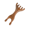 Natural sandalwood meridian therapy claw massage tool