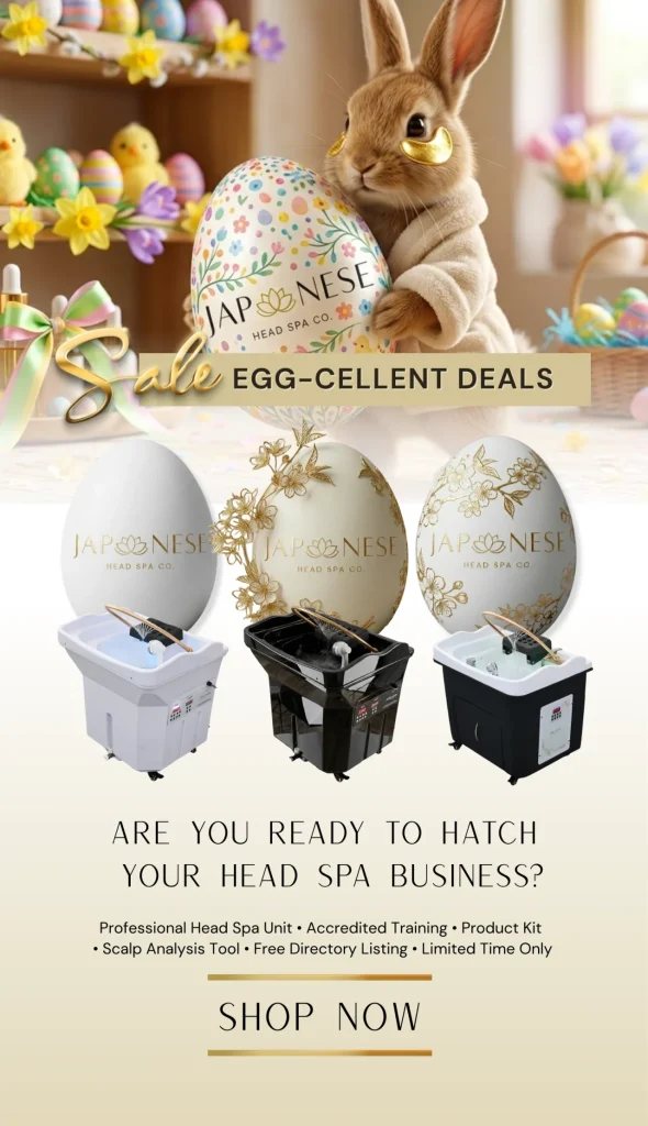 easter offer: japanese head spa business