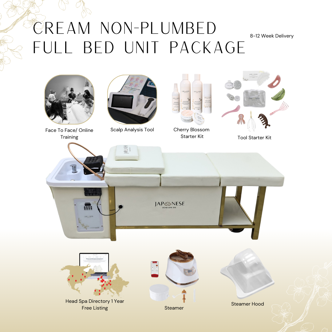 Cream Full Bed Unit with Gold Frame Non-Plumbed | Show Offer