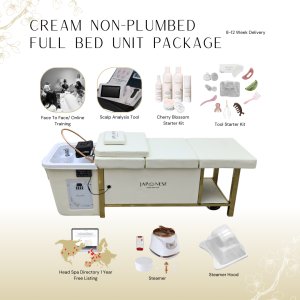 cream-nonplumbed-full-bed.png Cream Full Bed Unit with Gold Frame Non-Plumbed | Show Offer