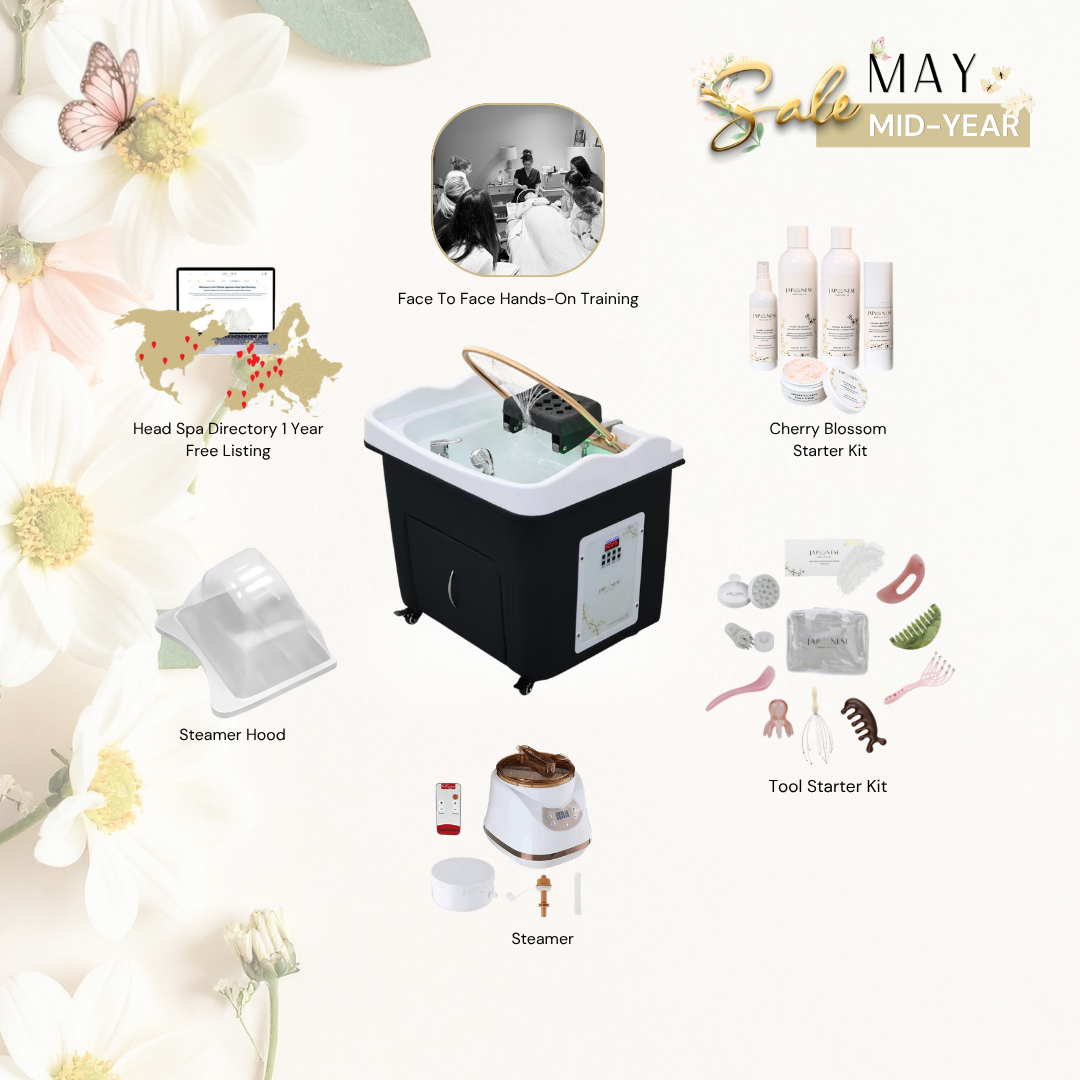 japanese head spa business package