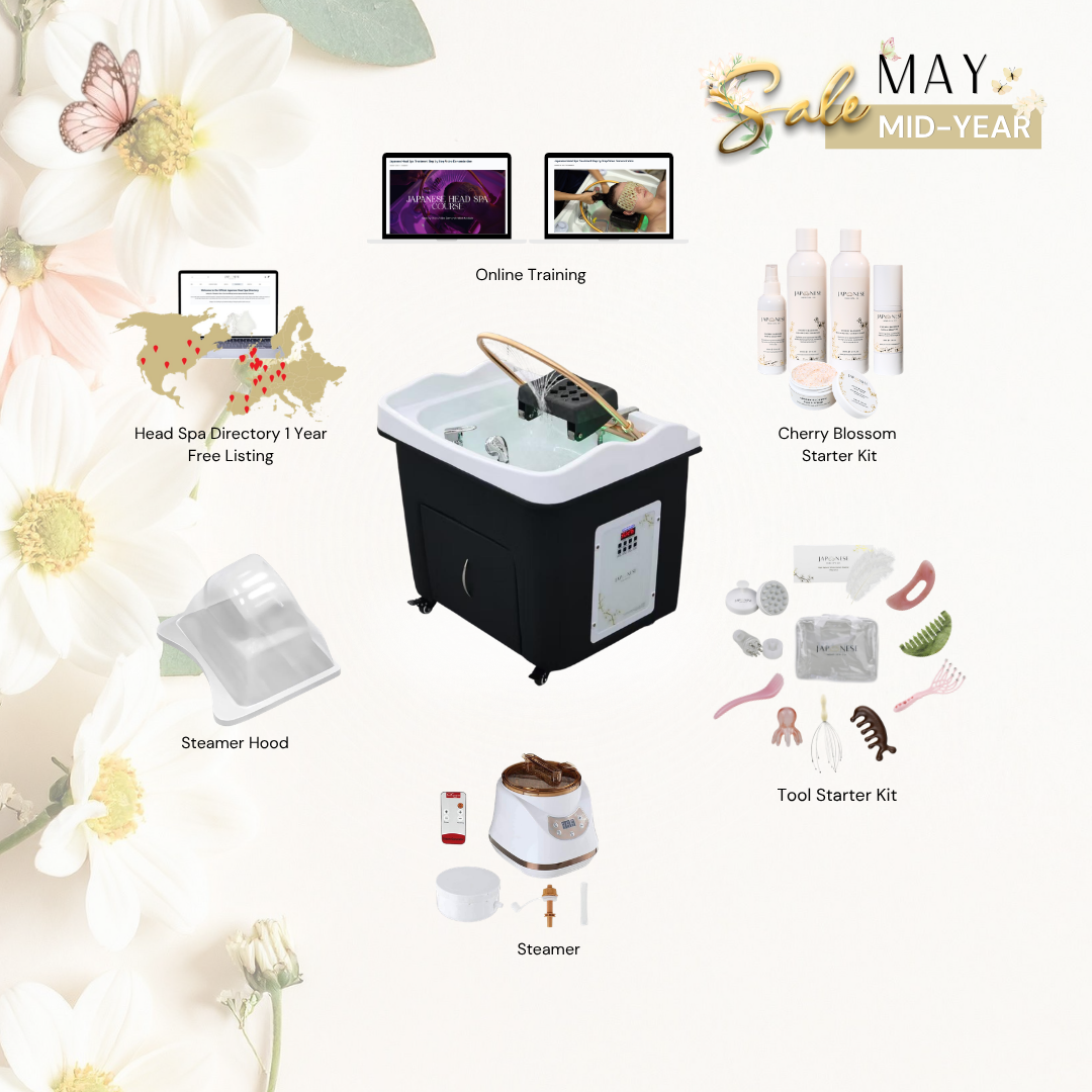 japanese head spa business package