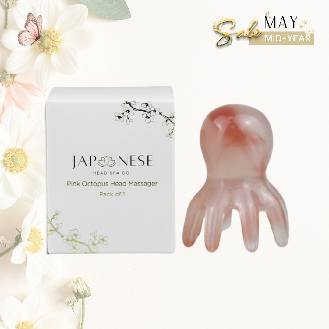 Pink Octopus Scalp Massager