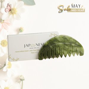 Green Jade Gua Sha Scalp Massage Tool
