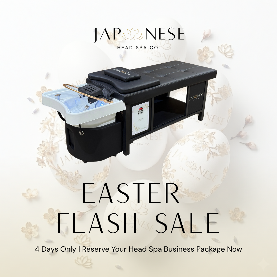 easter flash sale japanese head spa black full bed head spa unit package