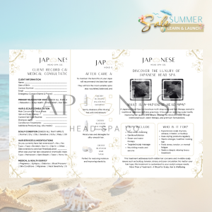 SUMMER SALE: Japanese Head Spa Essential 3-Leaflet Bundle – Pay for 2, Get 1 Free