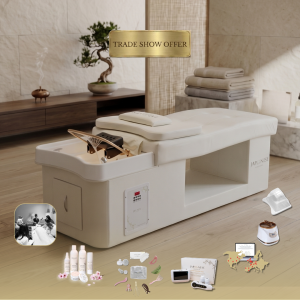 Cream Full Bed Unit Plumbed with Face-To-Face Training | Show Offer