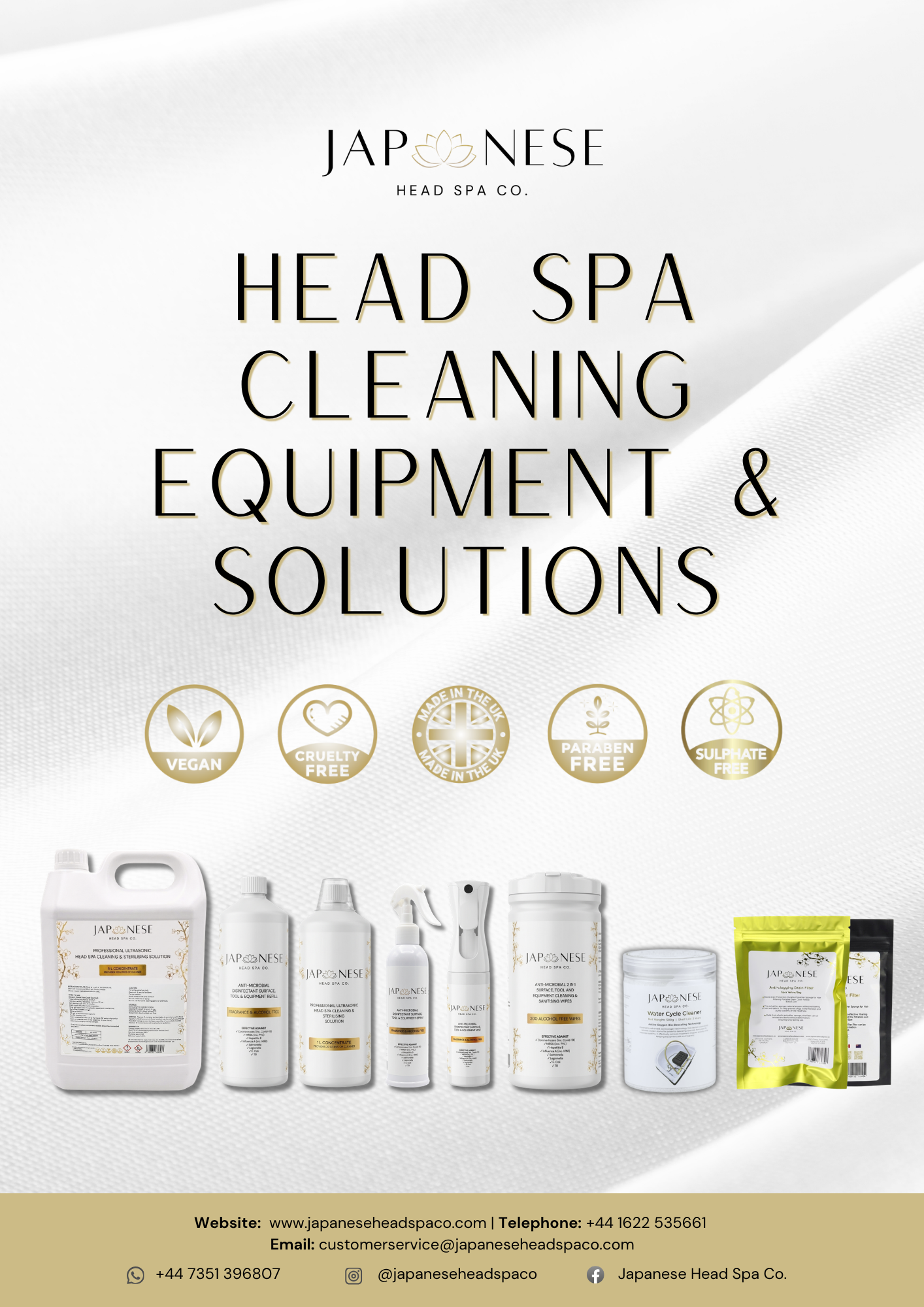 Japanese Head Spa Co. Cleaning Range