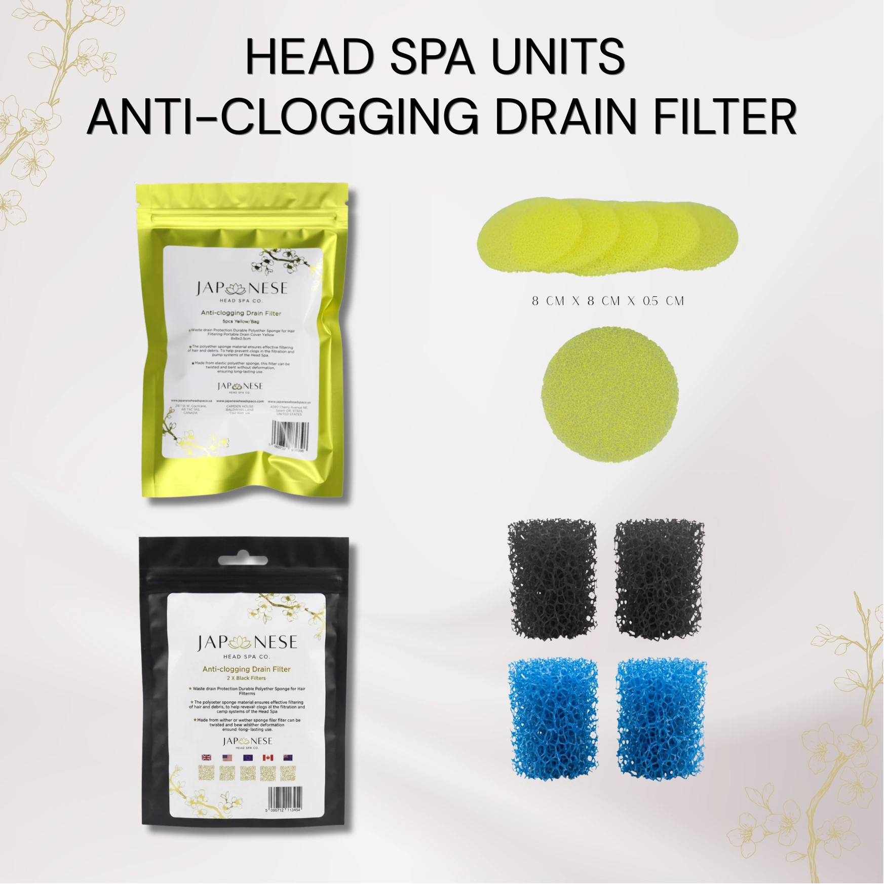 Japanese Head Spa Unit Filter