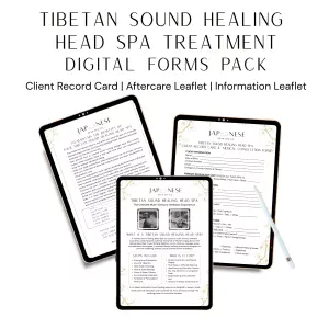 Tibetan Sound Healing Head Spa Treatment Digital Forms Pack Tibetan Sound Healing Head Spa Treatment Digital Forms Pack