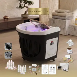 Black Circular Hybrid Unit Plumbed with Accredited Training | Show Offer