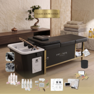 Black Full Bed Unit with Gold Frame - Non-Plumbed with Accredited Training | Show Offer