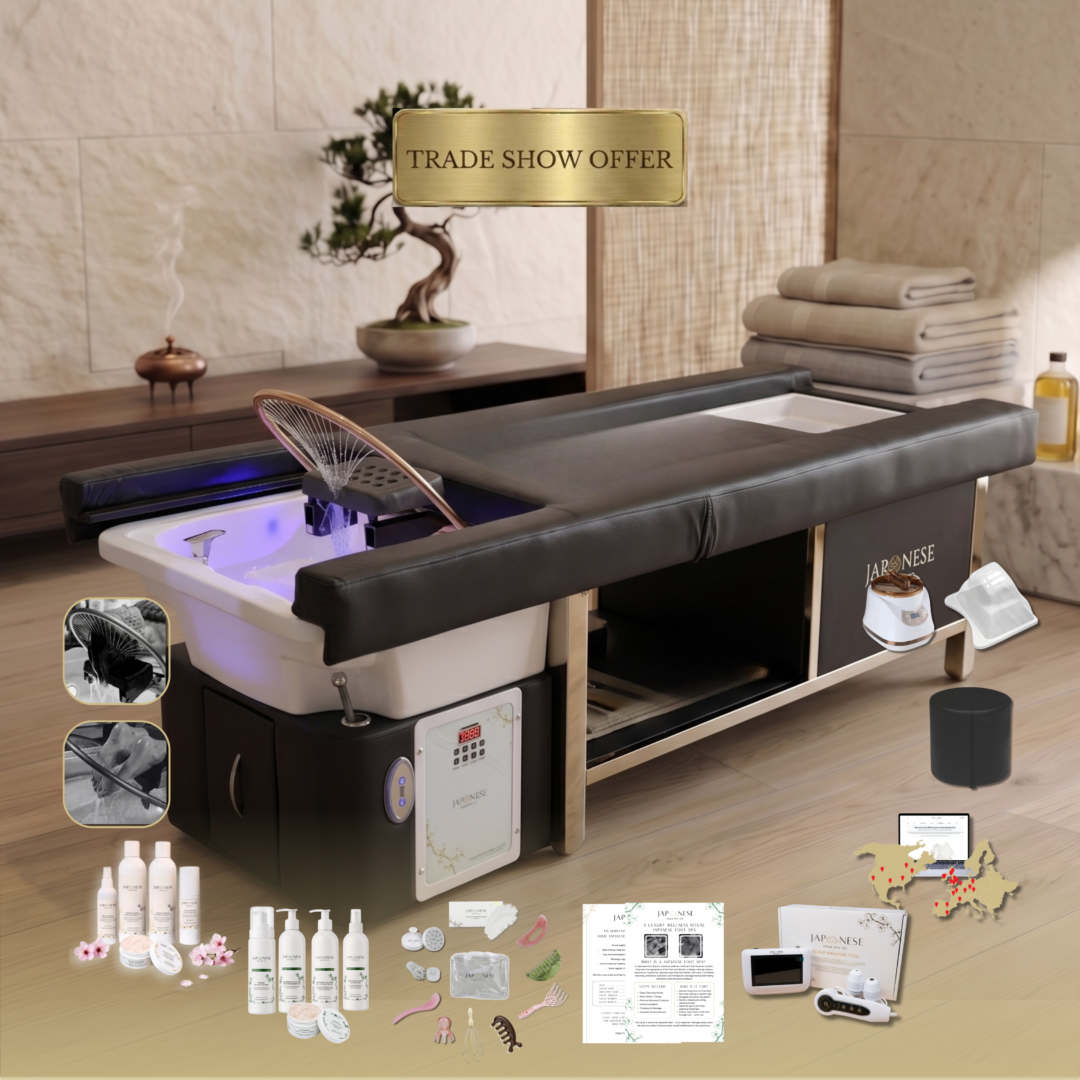 Black Full Bed Unit with Foot Spa & Electric Bed Rest Plumbed with Accredited Training | Show Offer